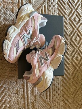 New Balance Toddler Kids 9060 Runner Sneakers Pink Purple Rose Violet 7c